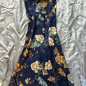 Floral Navy Dress